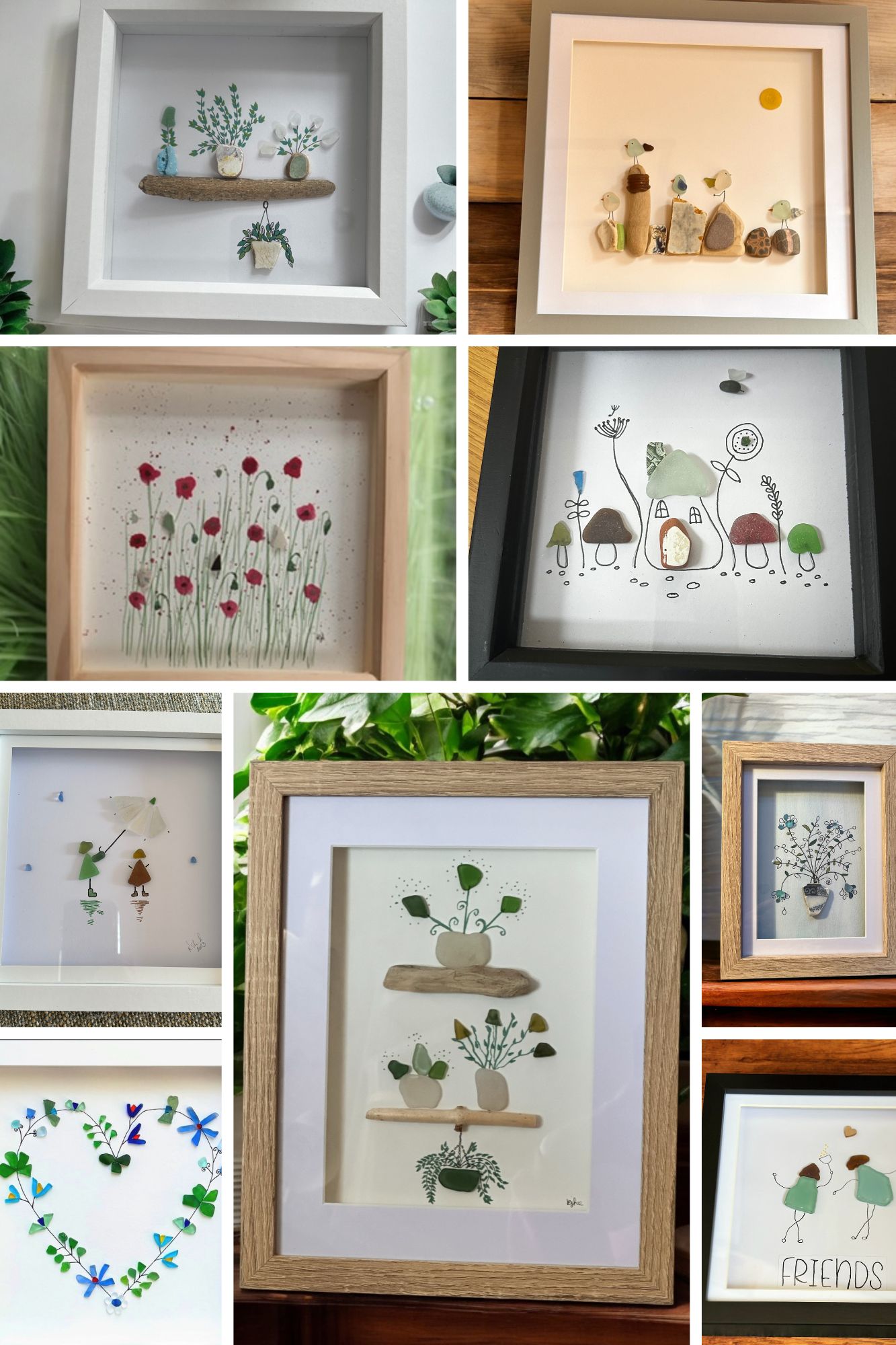Sea Glass Framed Art Workshop  